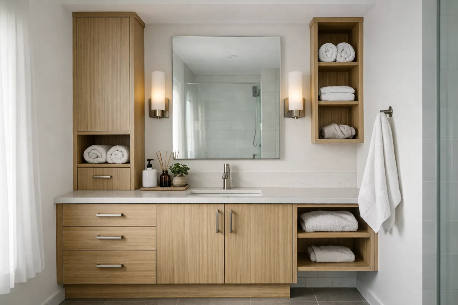 Vanité et salle de bain sur mesure