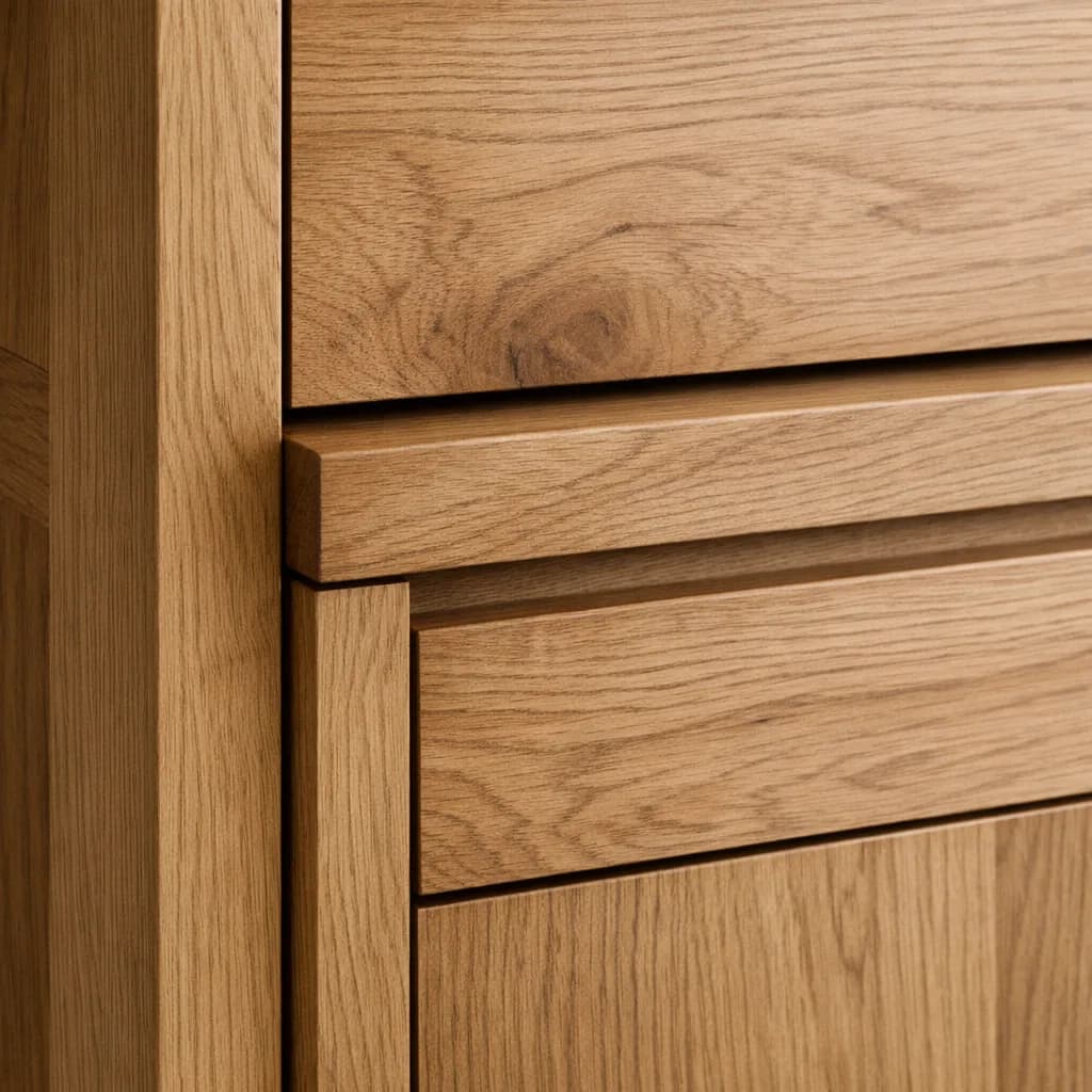 Finition en bois massif naturel