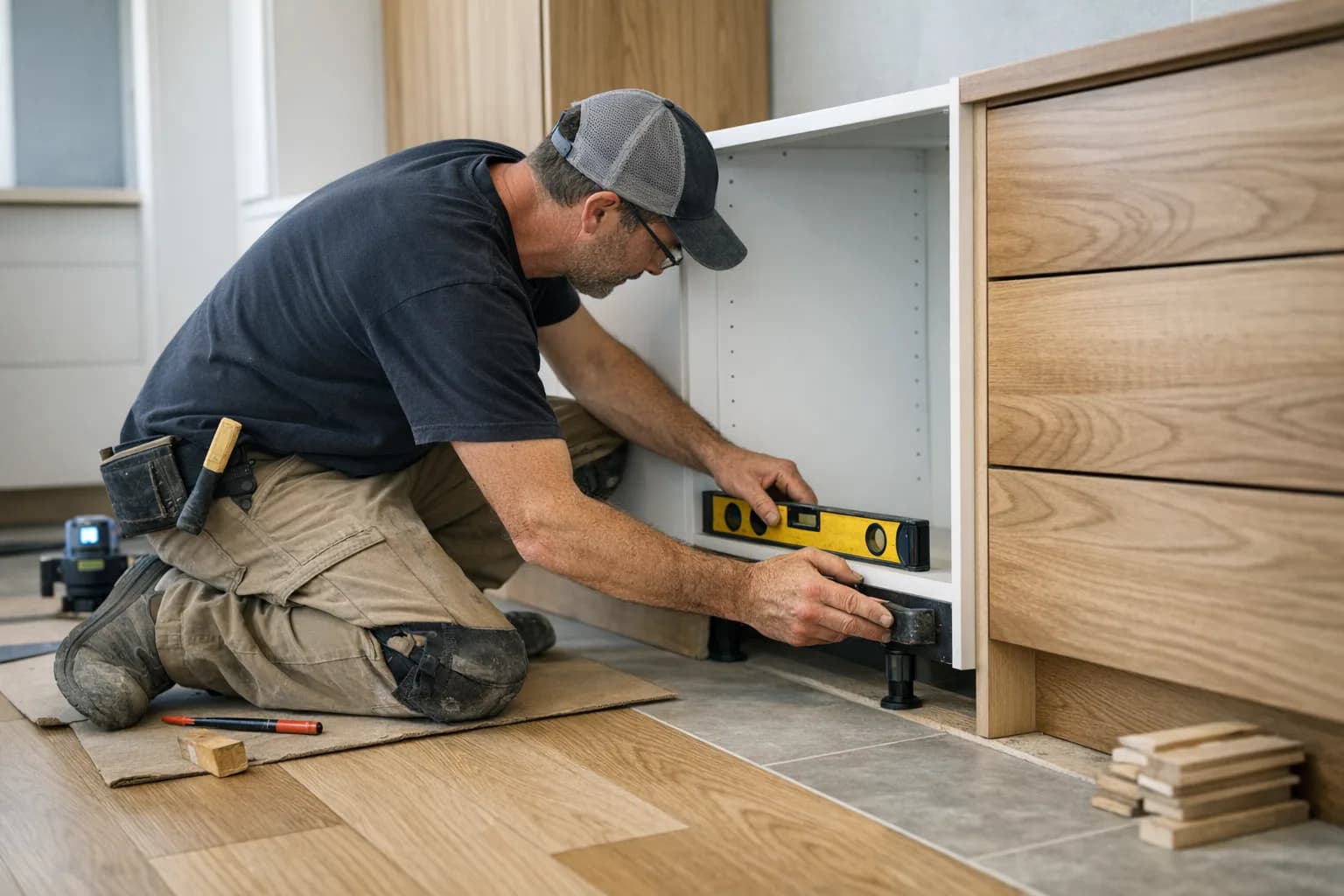 Coordination du plancher dans une rénovation