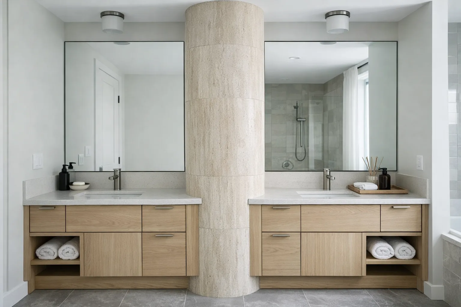 Salle de bain sur mesure pensée pour l'humidité