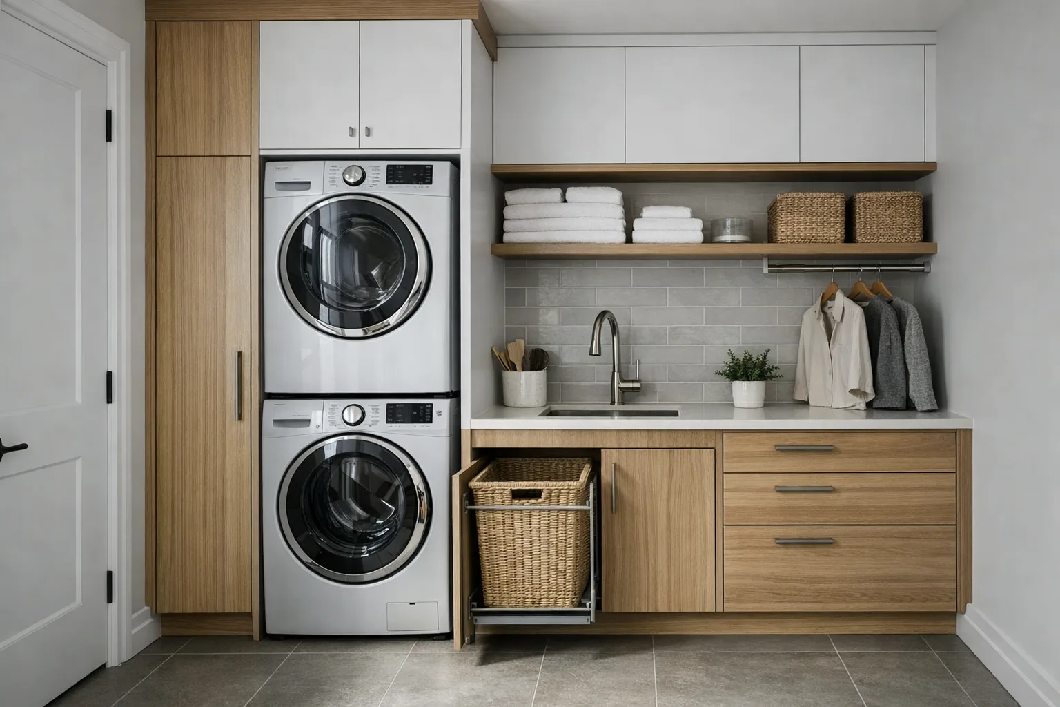 Détail matériau pour salle de lavage sur mesure