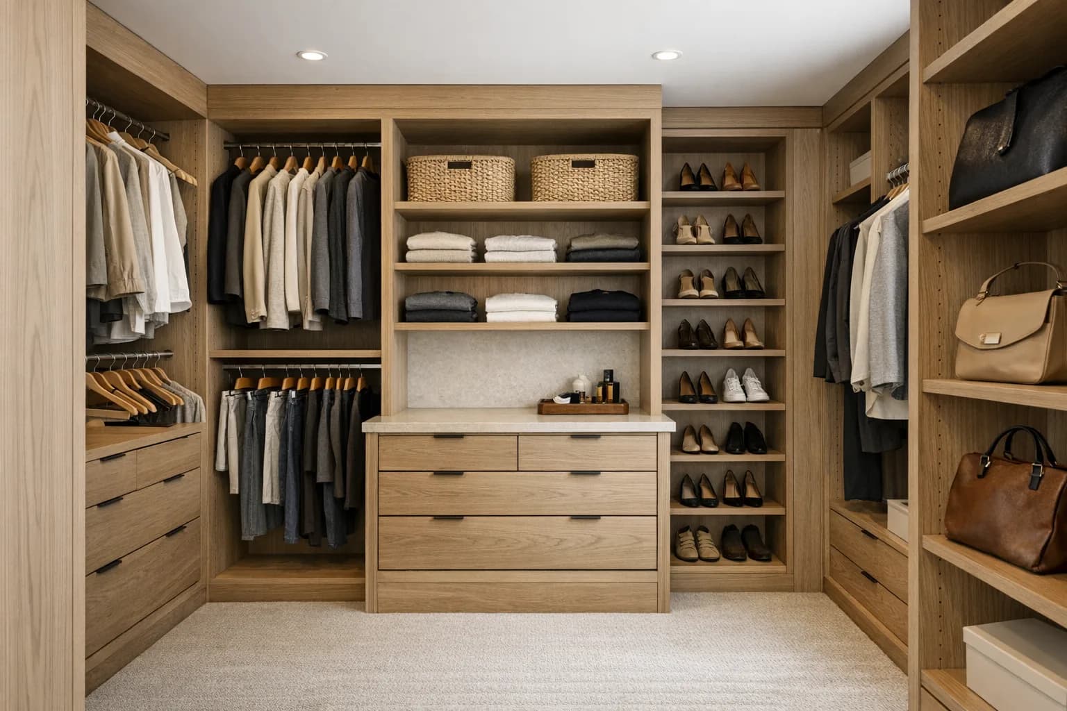 Détail matériau pour walk-in sur mesure